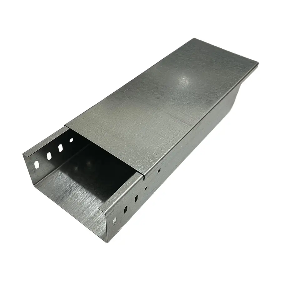 Bandeja portaconductores recta ranurada galvanizada 300x150x2x3000mm C/ eclipsa y perneria