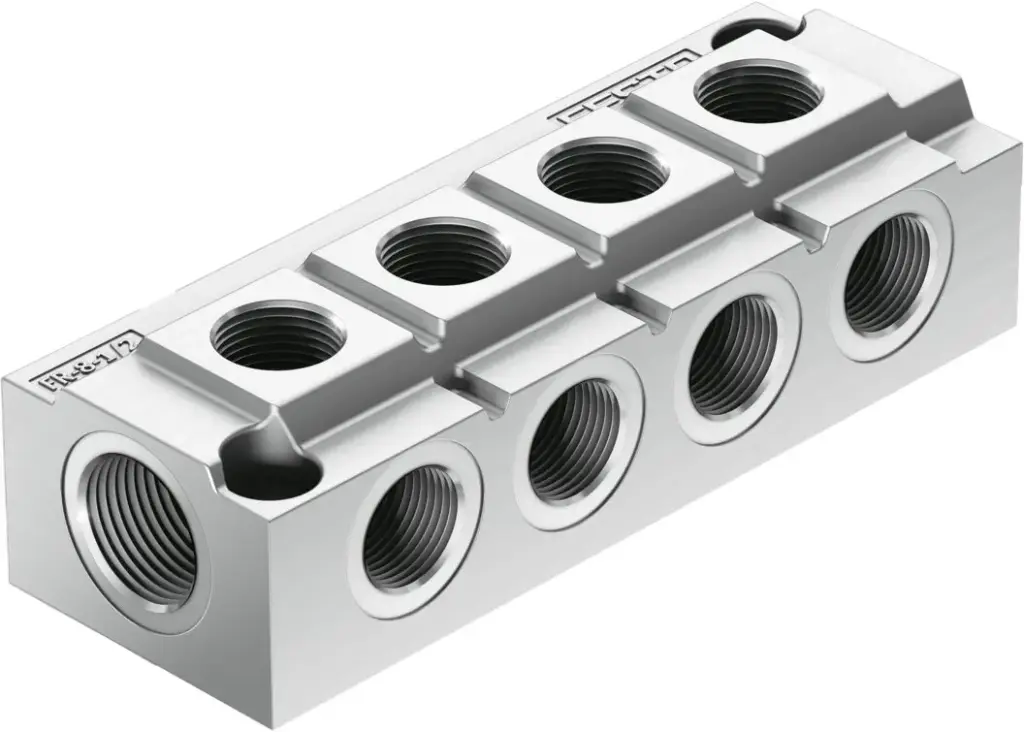 Bloque distribuidor neumatico 8 conexiones G1/2 entrada G3/4 FR-8-1/2 6411 Festo
