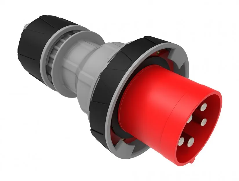 Enchufe industrial macho volante  220V 3P+T+N 125A IP67 - FNX 