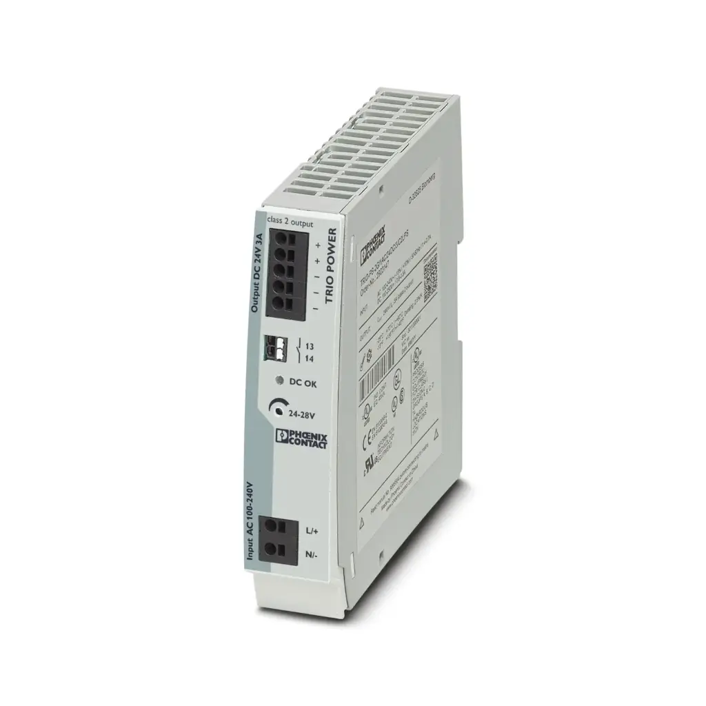 Fuente de Alimentación Industrial 24Vdc 3A TRIO-PS-2G/1AC/24DC/3/C2LPS 2903147 Phoenix Contact