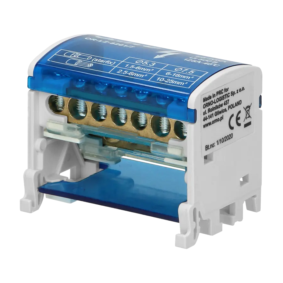 Repartidor Modular Bipolar 100A 7P FNX