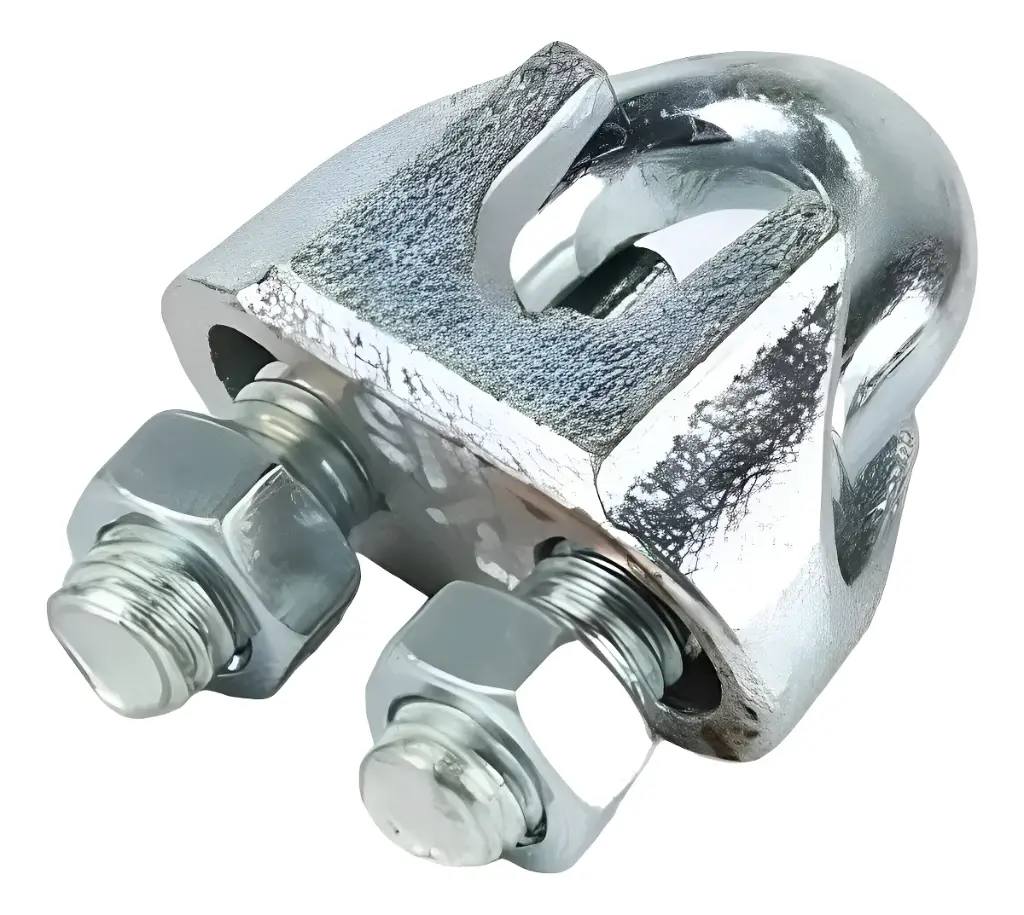 Prensa galvanizada tipo crosby para cable 5/8"