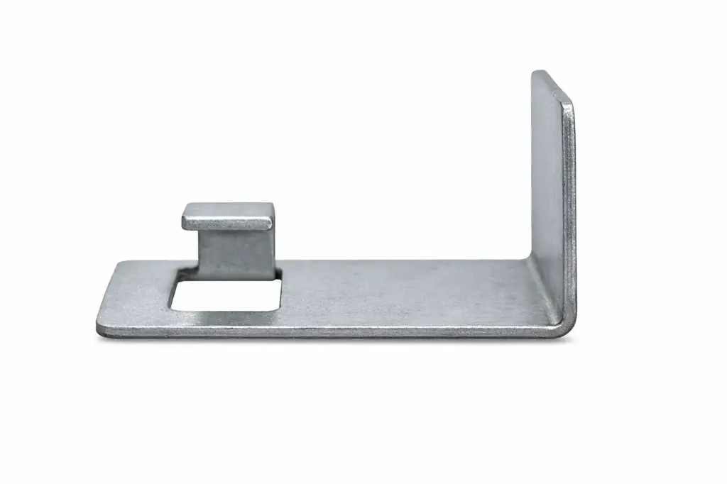 Clip de fijacion galvanizado p/canastillo Rejiband