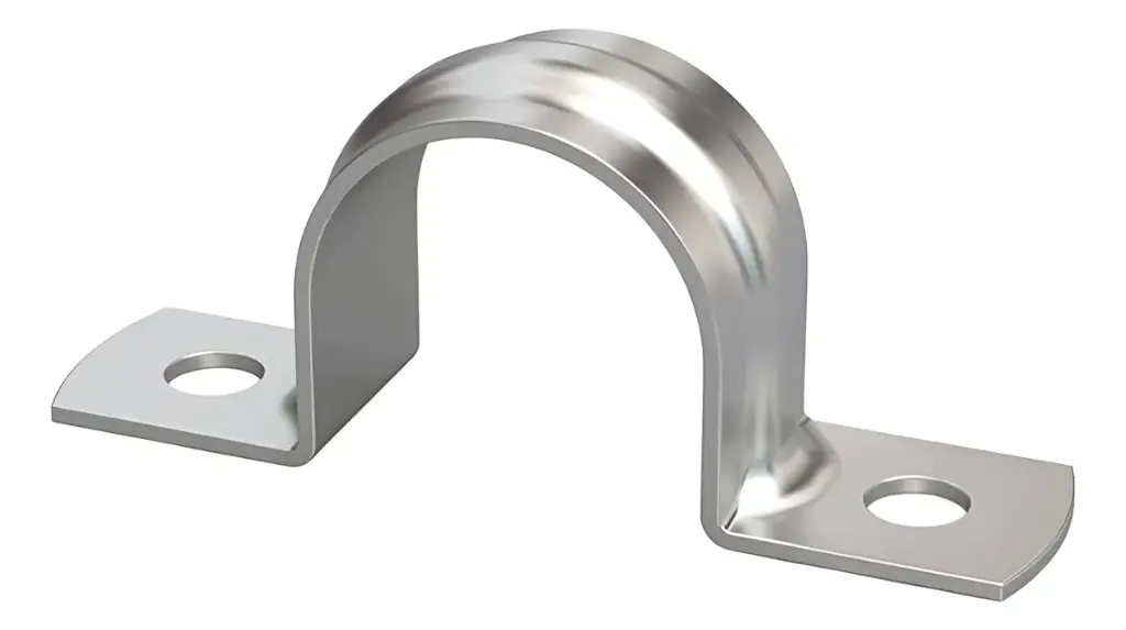 Abrazadera Omega electrogalvanizada 3/4"