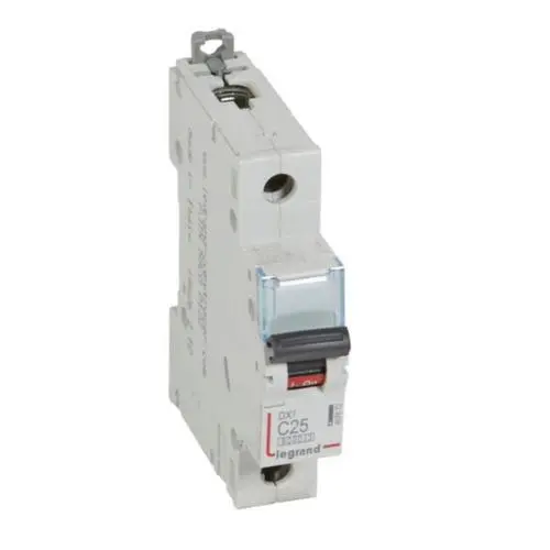 Interruptor termomagnetico DX³ 1P 25A 10kA Curva C 407672 LEGRAND