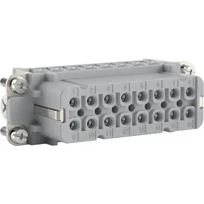 Conector hembra con tornillo H-A 16 BS 16P 1-16 16A 10531000 EPIC