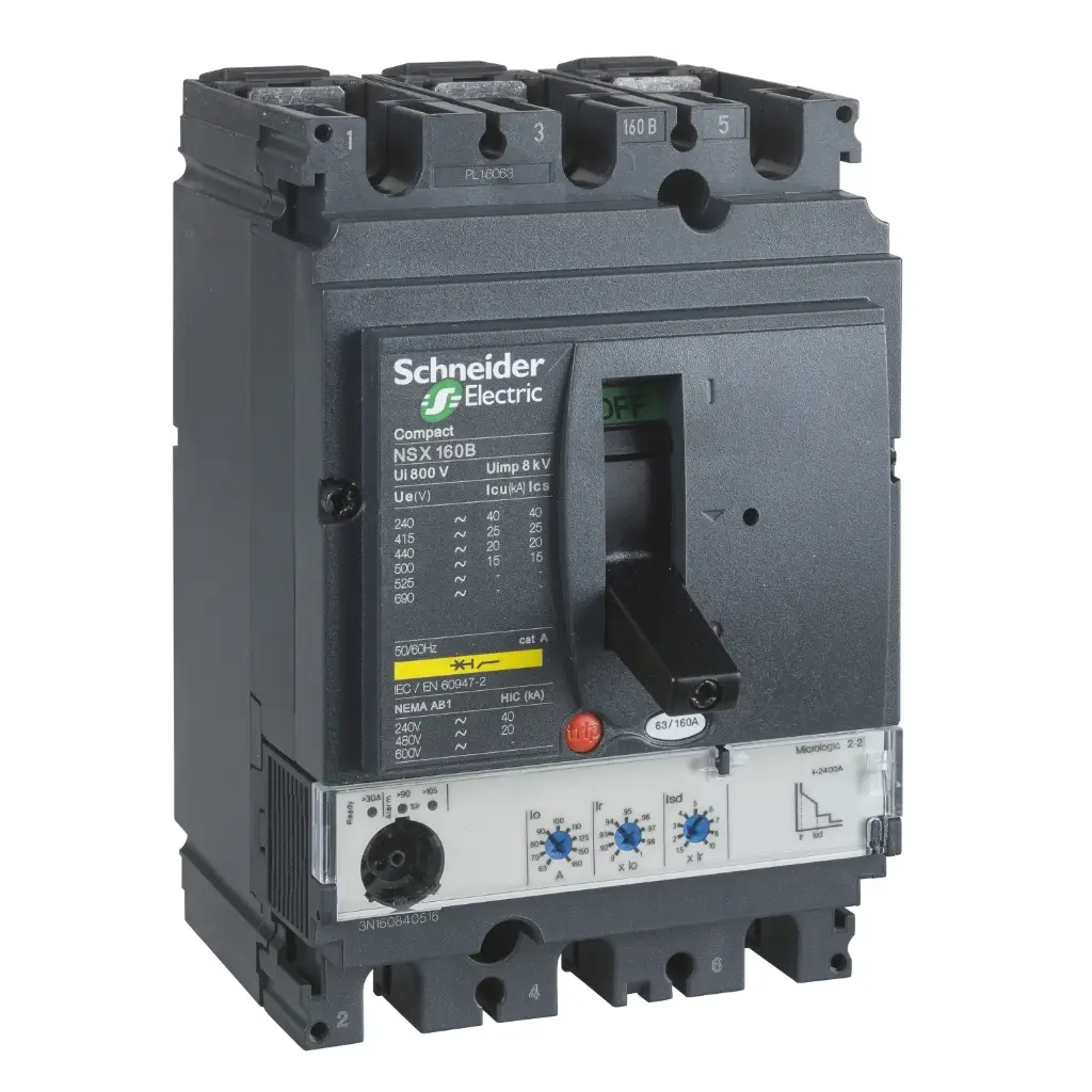 Interruptor caja moldeada regulable 3P 200A 70kA NSX250 LV431671 Schneider Electric