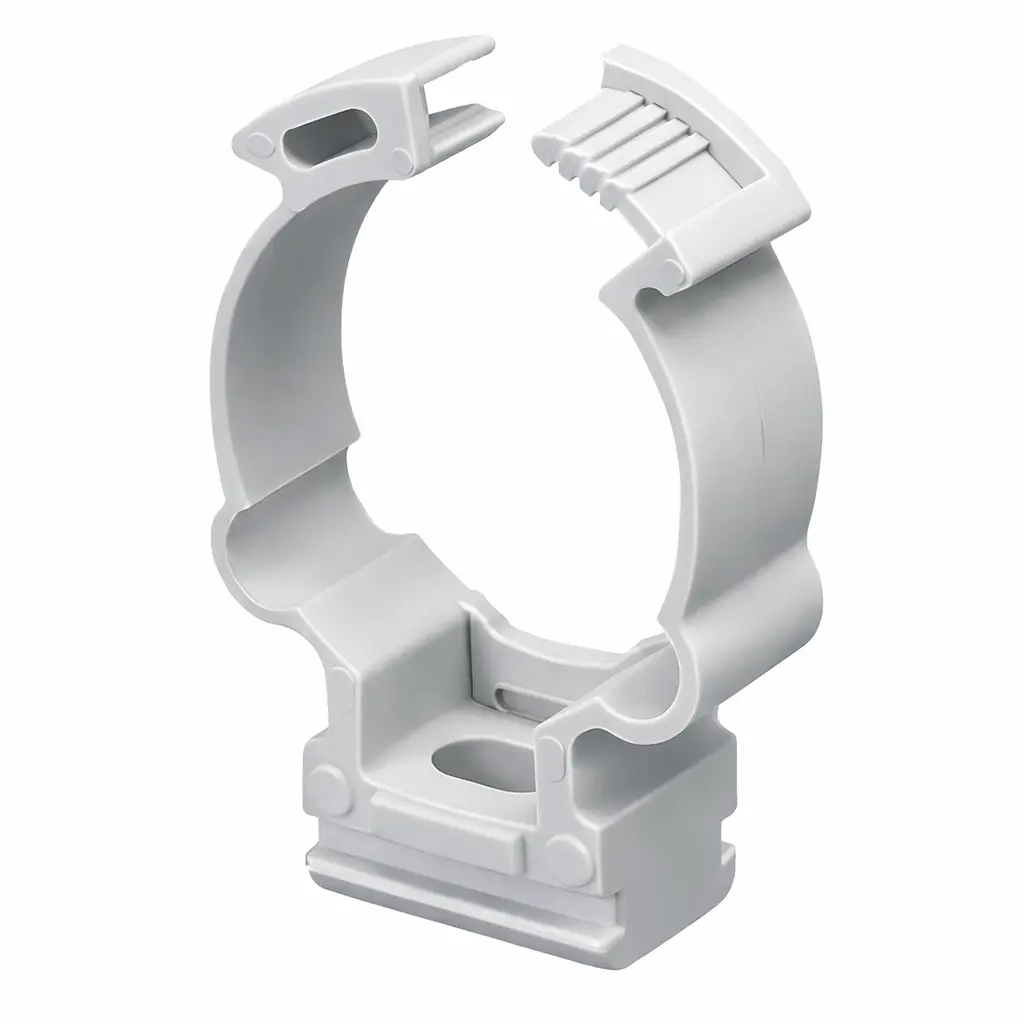 Abrazadera clip libre de halogenos con collarin 20mm GW50606 Gewiss