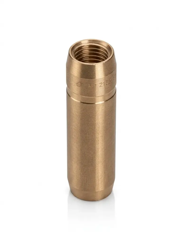 Copla de union de varilla de laton macizo, doble hembra, de 1/2" a 1/2" - 671 Thompson Lightning Protection