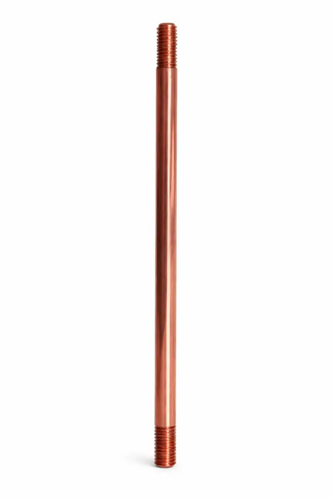 Varilla de extension cobre macizo de 1/2"x24" p/pararrayo c/rosca macho de 1/2"-13 en ambos extremos - 572ER Thompson Lightning Protection