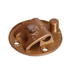 Base horizantal p/pararrayo tipo franklin de bronce fundido - 611 Thompson Lightning Protection
