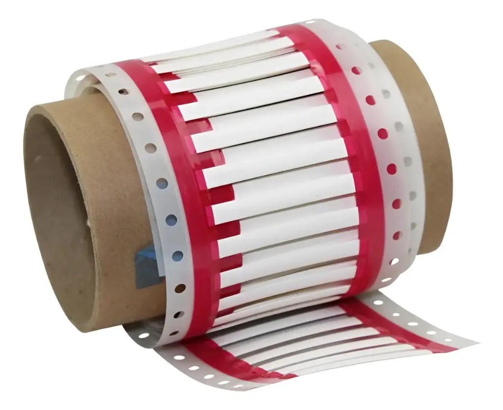 Marcadores termocontraible 22-18 awg Rollo 250 UN shrinkmark-18 Raychem