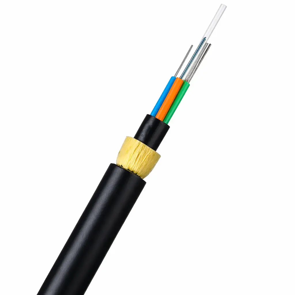 Cable fibra optica ADSS monomodo 48F G652D vano 100m