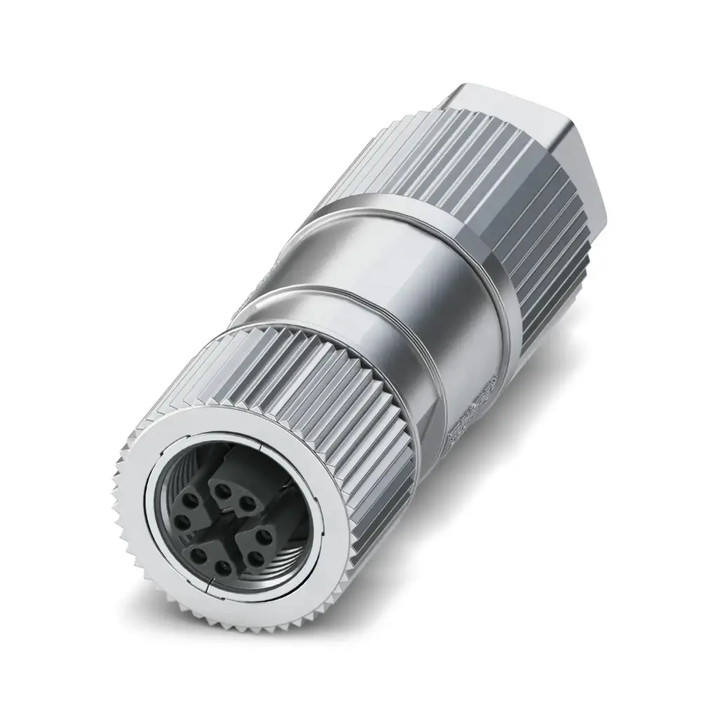 Conector para datos Ethernet Cat6A (10 GBit/s) 8P SACC-M12FSX-8QO SH ETH 1414586 Phoenix Contact