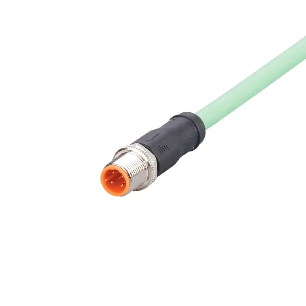 Cable de conexion conector macho libre de halogenos EVC894 iFm