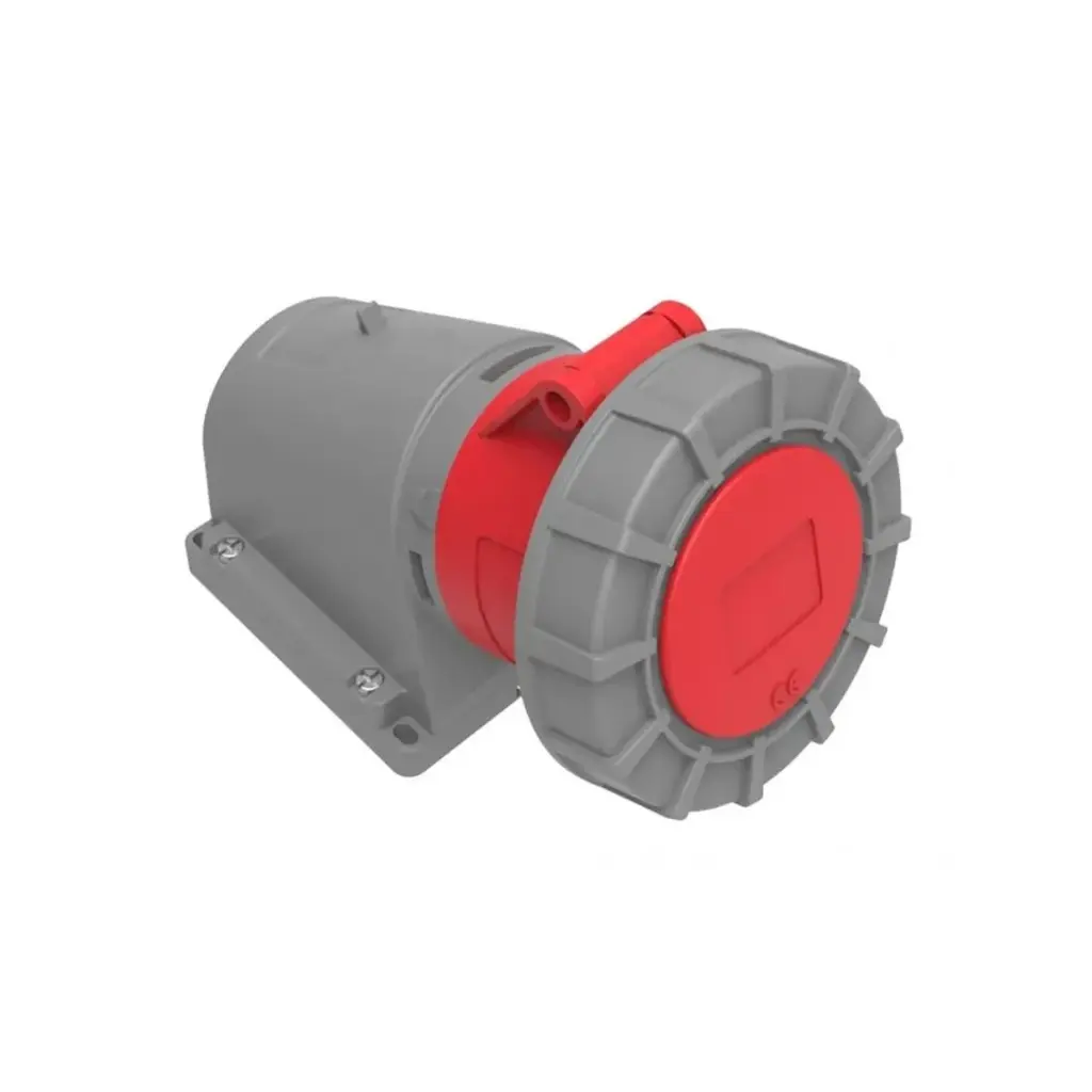 ENCHUFE INDUSTRIAL SOBREPUESTO HEMBRA L/HALOGENOS 380V 3P+N+T 63A IP67 - FNX 