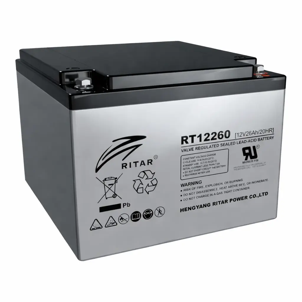 Bateria AGM 26Ah 12V 12260 Ritar