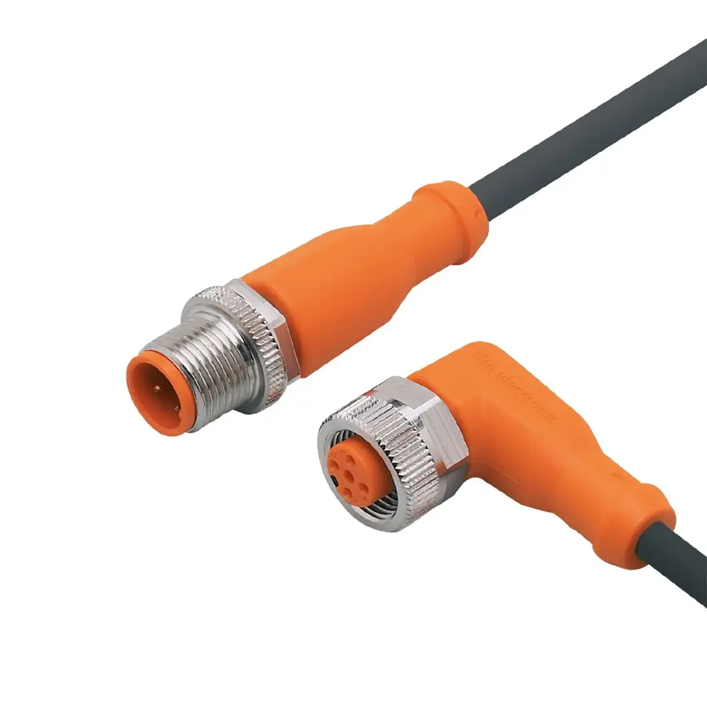 Prolongador M12 5 contactos 0,6 m PUR IP69K EVC061 ifm