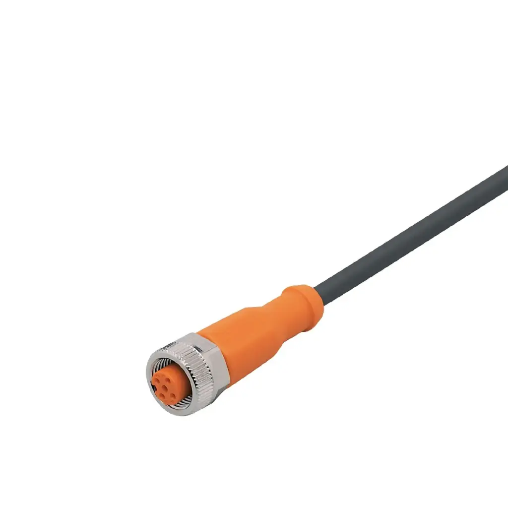 Cable de conexión M12 hembra recto 4 contactos 5 m PUR IP69K EVC002 ifm