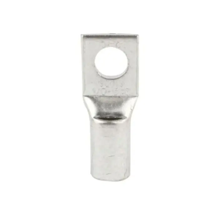 Terminal de ojo cobre estañado mango corto 25mm perforacion 10mm  