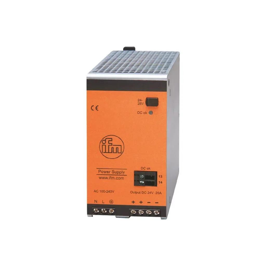 Fuente de alimentación conmutada 24 VDC 20 A DN4014 ifm
