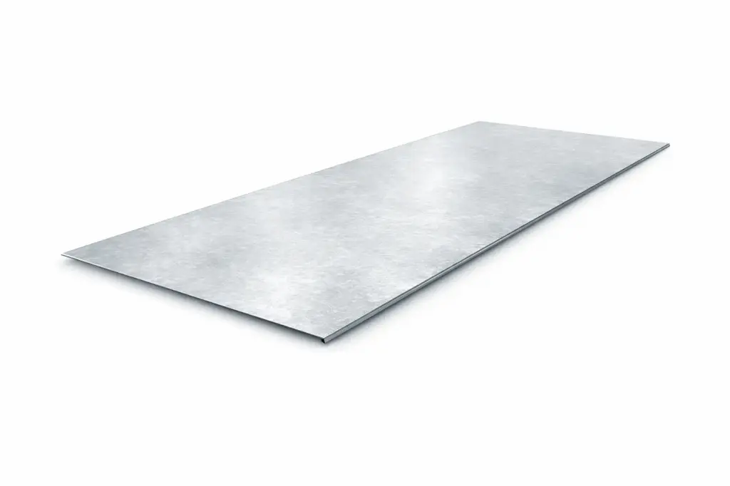 Plancha Lisa PL-8 Galvanizada | e: 0.8 mm | Largo: 2 metros | Ancho util: 1.219 mm
