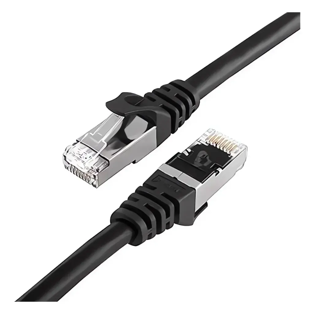 Cable de red Armado conector RJ45 metalico macho-macho 30 metros