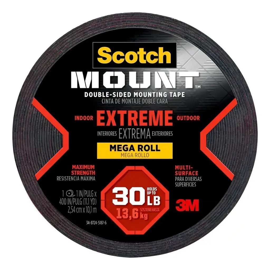 Cinta de montaje Scotch mount extreme 2.5cmx10mt