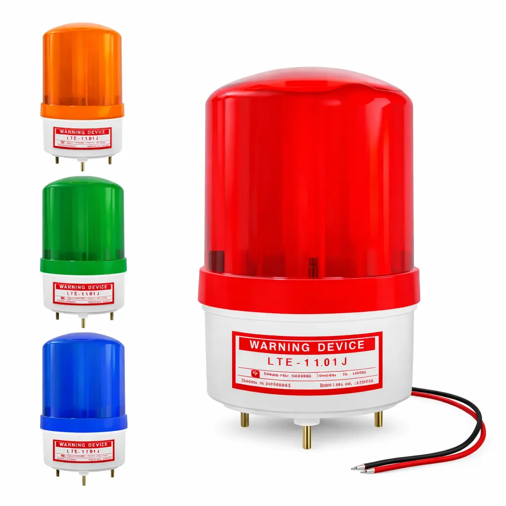 Baliza de advertencia giratoria luz LED 10W con sonido 90 dB LTE‑1101J
