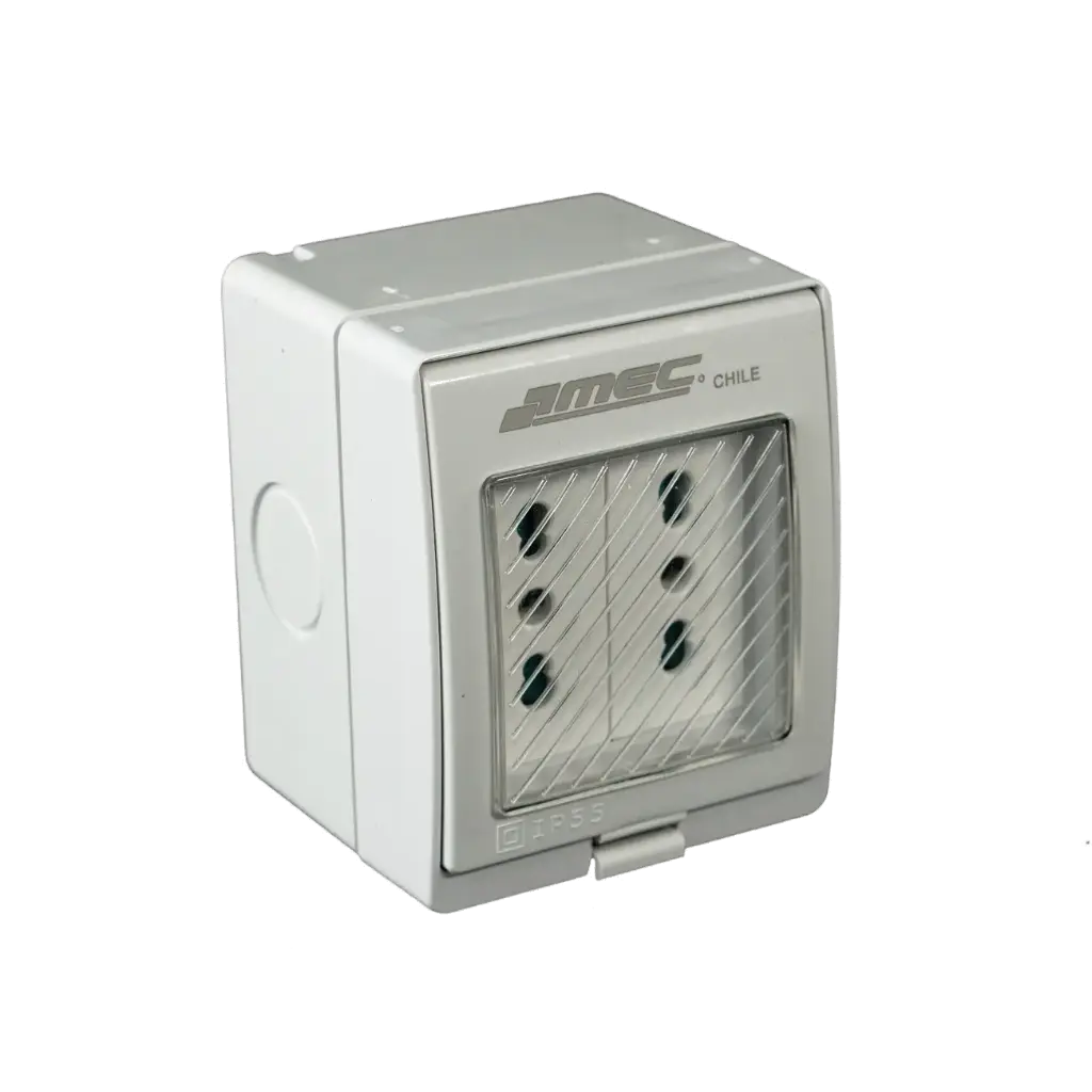 Tomacorriente Doble 10/16A Hidrobox 7500HX7782 MEC