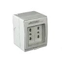 Tomacorriente Doble 10/16A Hidrobox 7500HX7782 MEC