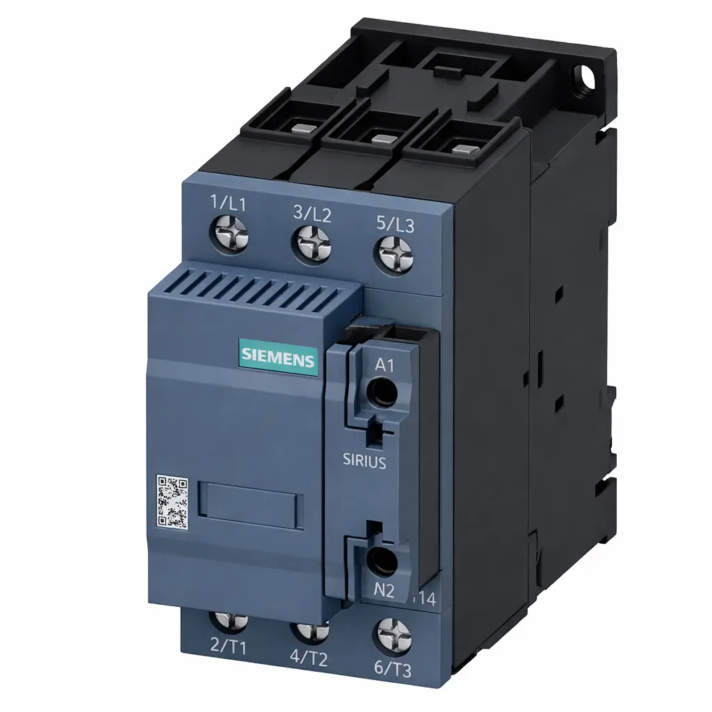 Contactor condensador AC‑6b 3P 50 kVAr 1NA+1NC 230V 50/60 Hz 3RT2636‑1AL23 Siemens