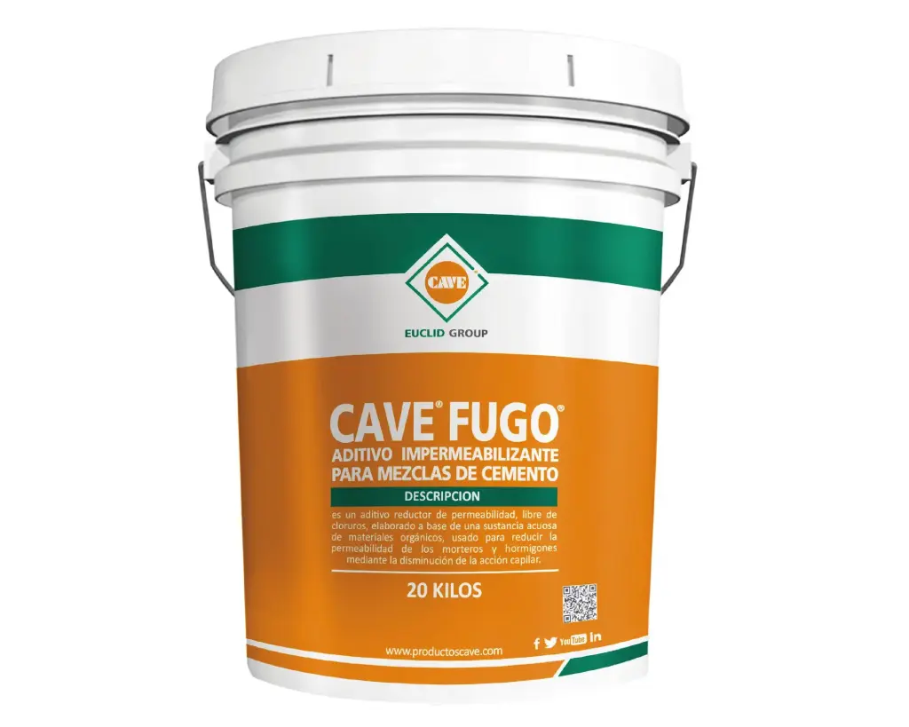 Aditivo impermeabilizante 20 lts Fugo Cave