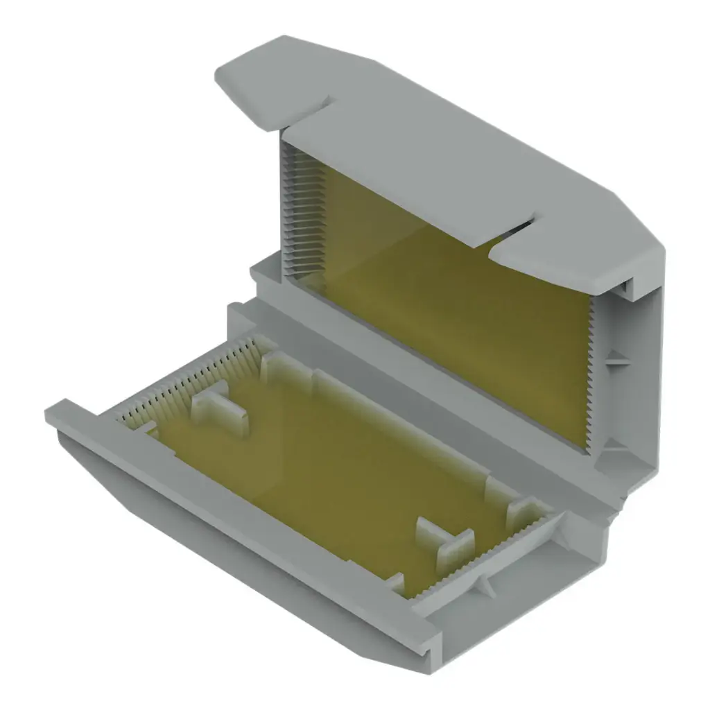 Gelbox conexion en linea con gel Serie 221 para conectores hasta 4 mm2 tamaño 2 gris 207-1373 WAGO 