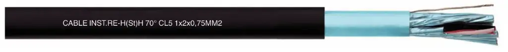 Cable de Instrumentación RE-H(St)H PIMF 1x2x0.75mm² 70°C LSZH Fabricable Group