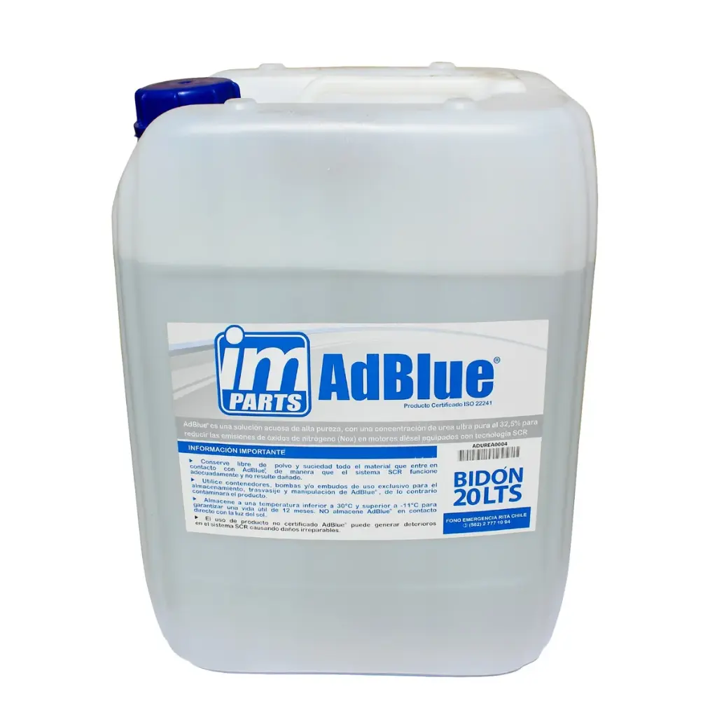 Urea para control de emisiones Adblue 20 lt Imparts 