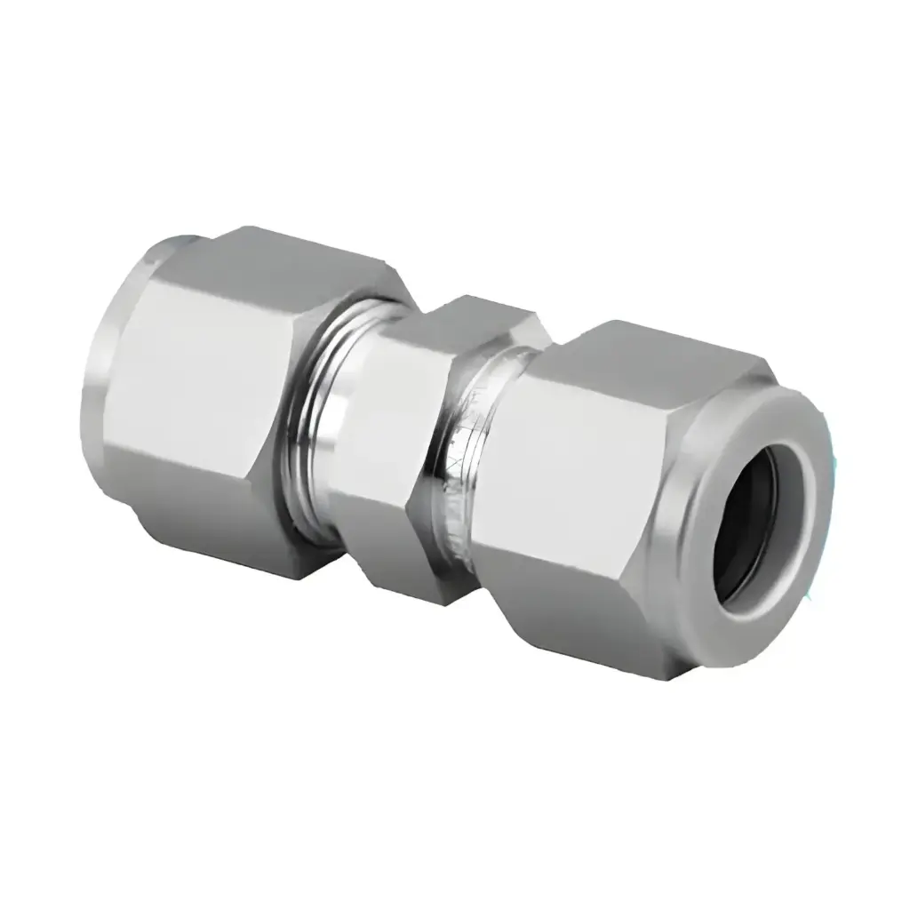 Union recta de acero inoxidable 1/2"