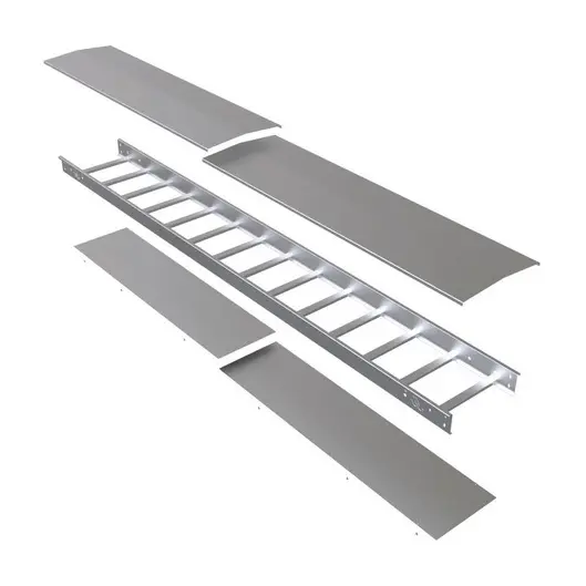 Tapa galvanizada P/ Escalerilla portaconductores recta 300x1.5x3000mm