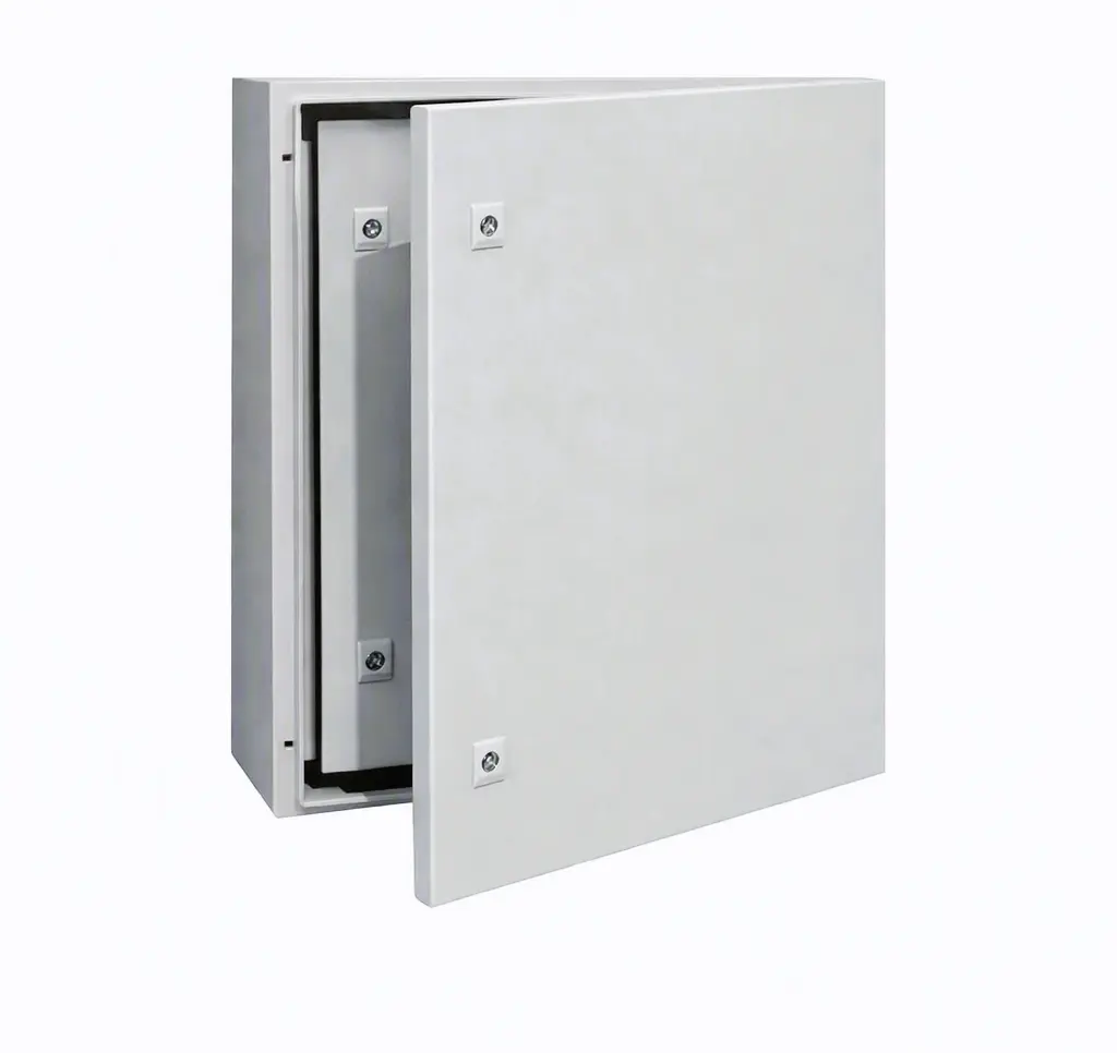 Armario metalico con puerta interna 400x300x000mm IP66  RAL 7035 FNX 
