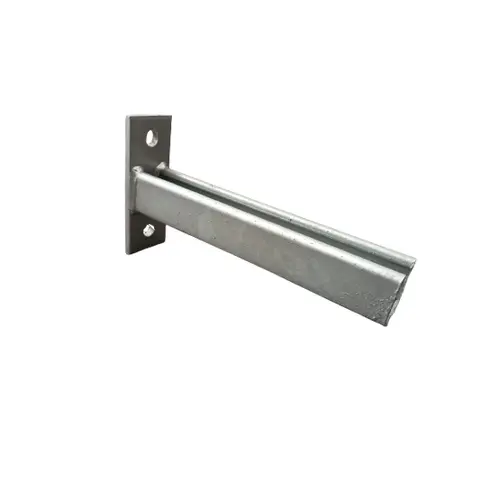 Soporte a muro riel 42x42x2.5x600mm Galvanizado