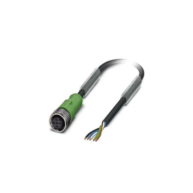 Cable para sensores/actuadores con conector recto M12 5P 10mt SAC-5P-10,0-PVC/M12FS 1415685 Phoenix Contact