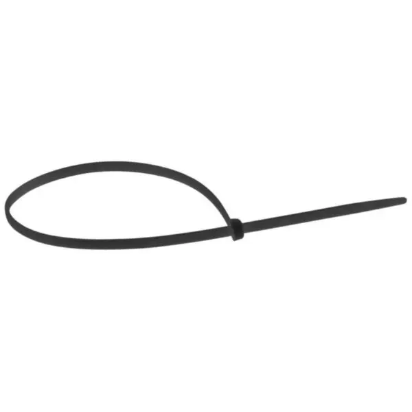 Amarra plastica negra 300x3.6mm bolsa c/ filtro UV 100 und