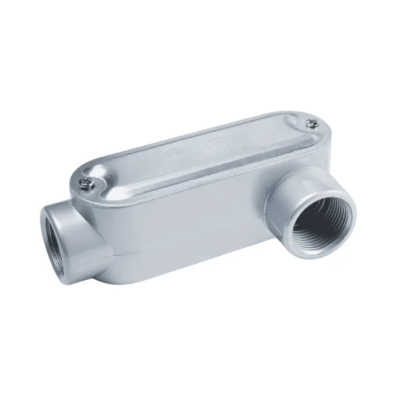 Condulet tipo LL aluminio con tapa y empaquetadura 1"