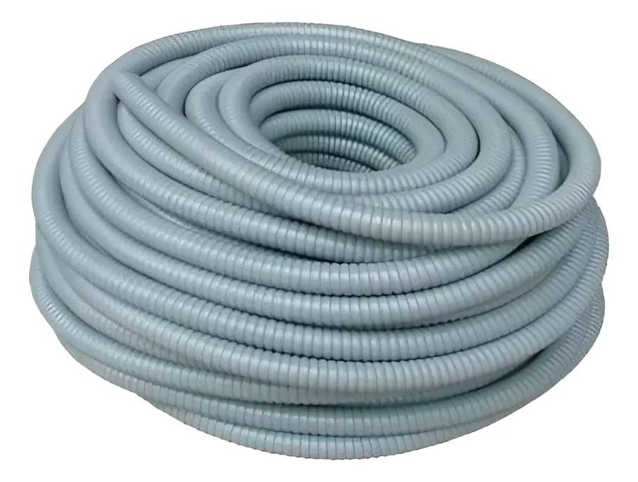 Tubo conduit flexible extruido Libre de halogenos 1" gris 