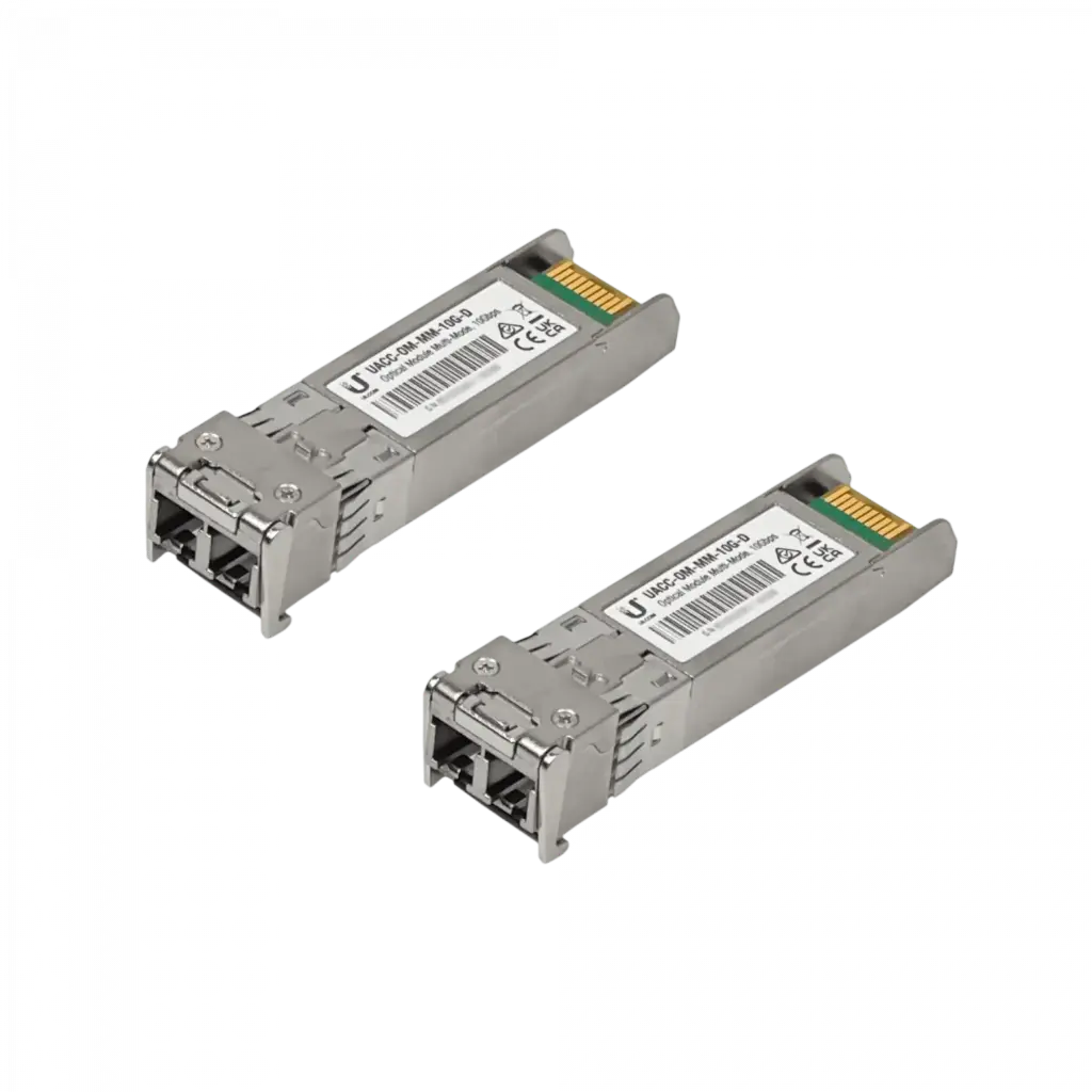 Modulo 2 unidades SFP multimodo 10Gbps, 300m, LC DX 850NM UF-MM-10G Ubiquiti