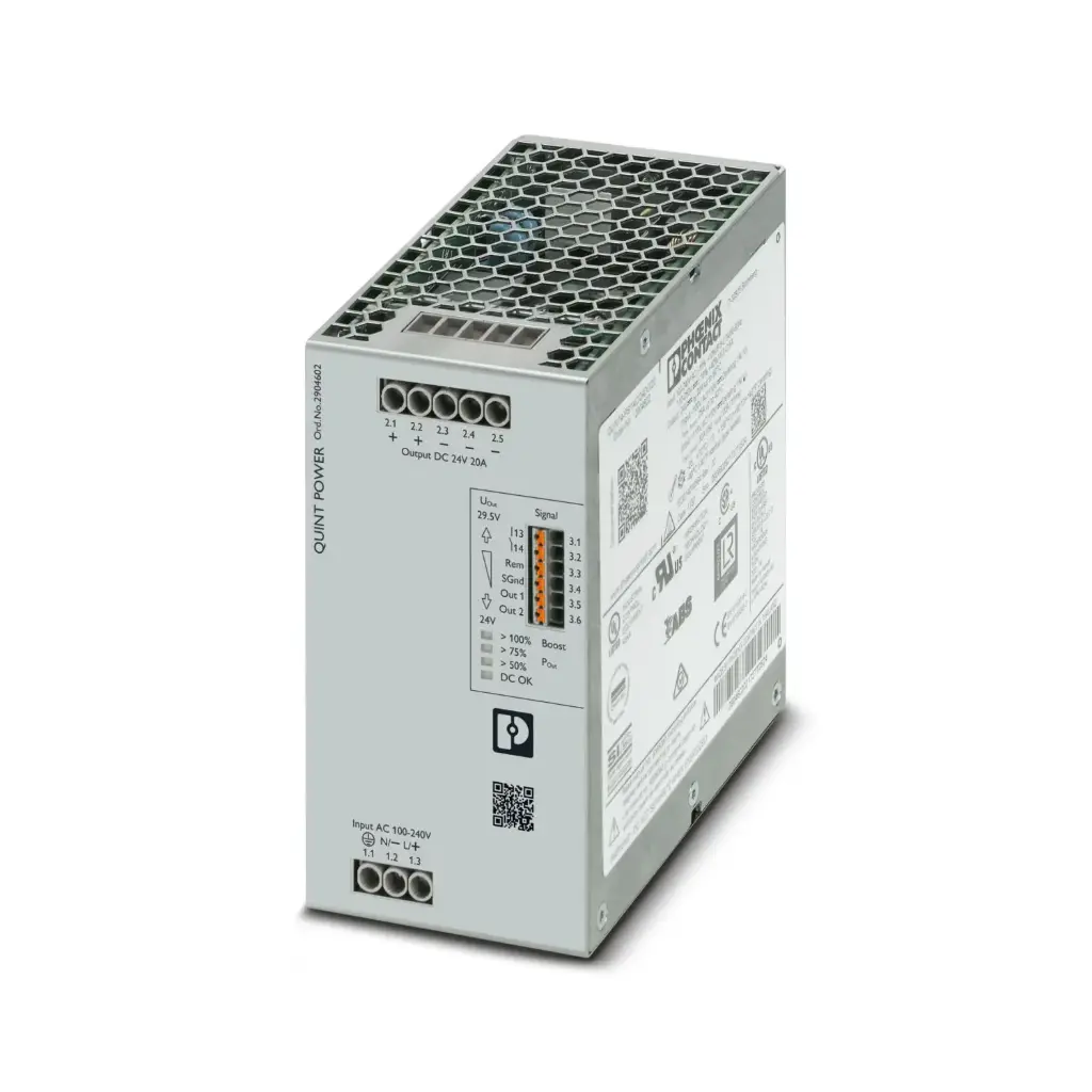 Fuente de alimentacion QUINT4‑PS/1AC/24DC/20 - 2904602 Phoenix Contact Phoenix Contact