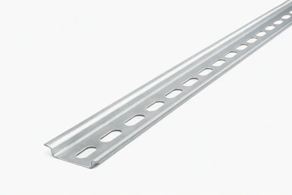Riel DIN ranurado zincado 1000mm