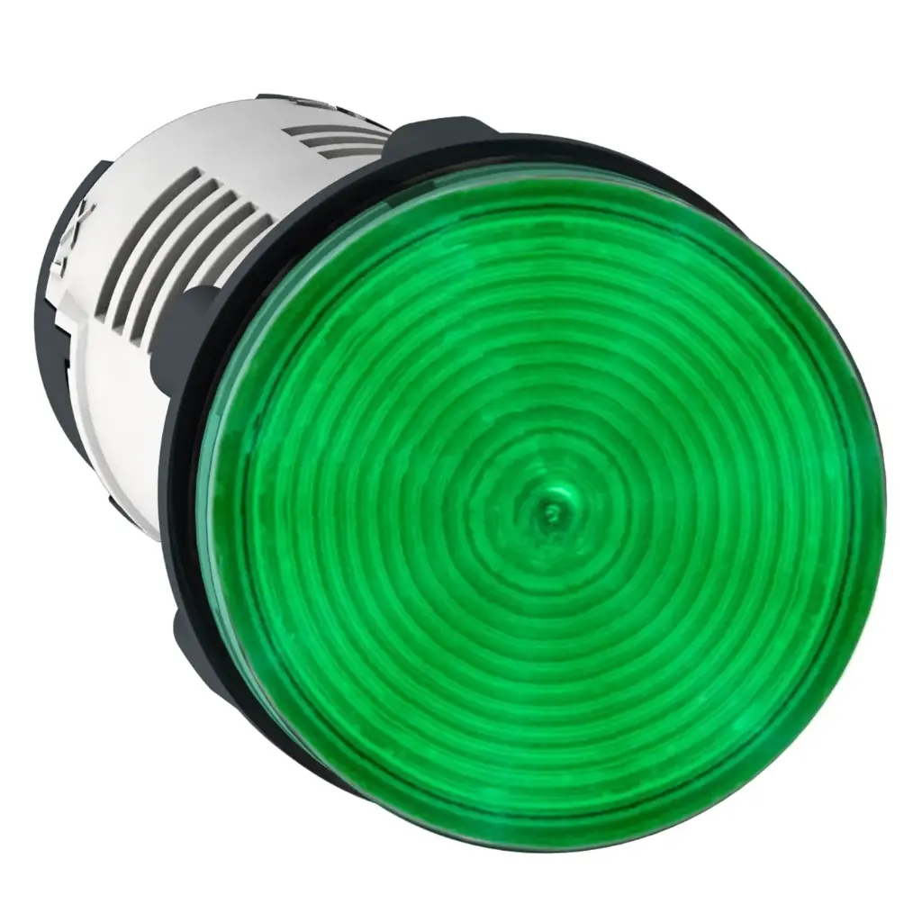 Luz piloto led verde 24Vac/Vadc ⌀22mm XB7EV03BP Schneider electric