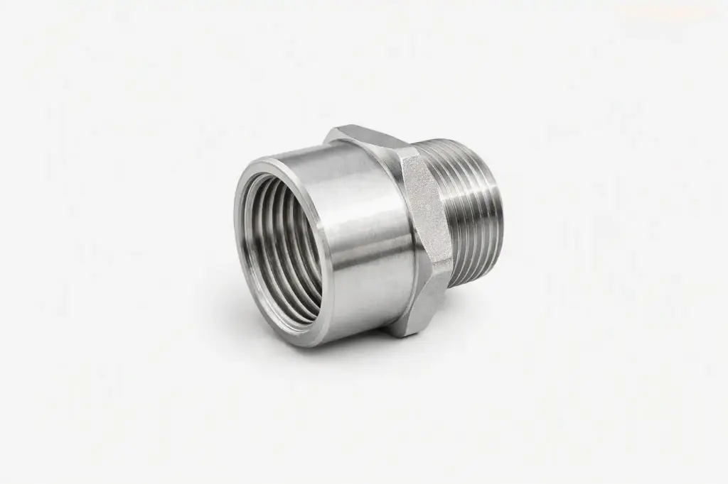 Conector Hub APEX acero inox 3/4" HI - M25x1.5 HE