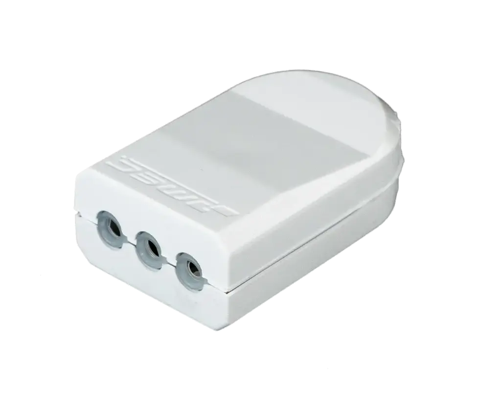Enchufe Hembra Volante 10A 2P+T blanco 0400HV0323 MEC